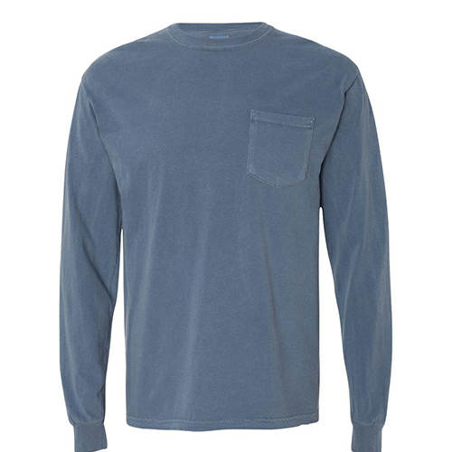 Comfort Colors Adult Long Sleeve Pocket Tee