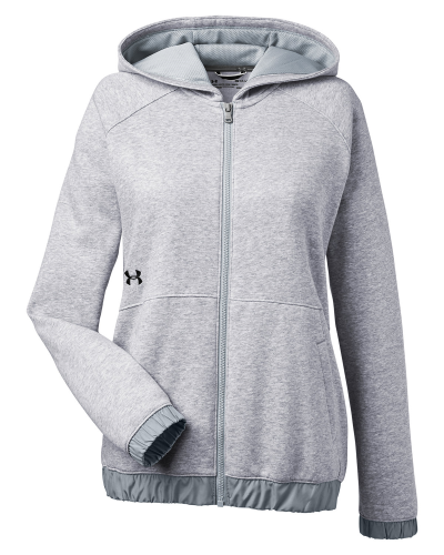 Under Armour Ladies Hustle Full-Zip Hooded Sweatshirt